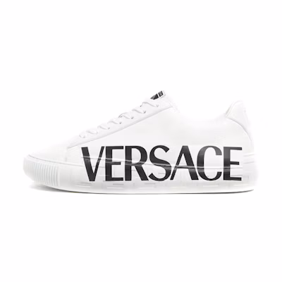 (W) Versace Greca Low 'Logo - White'