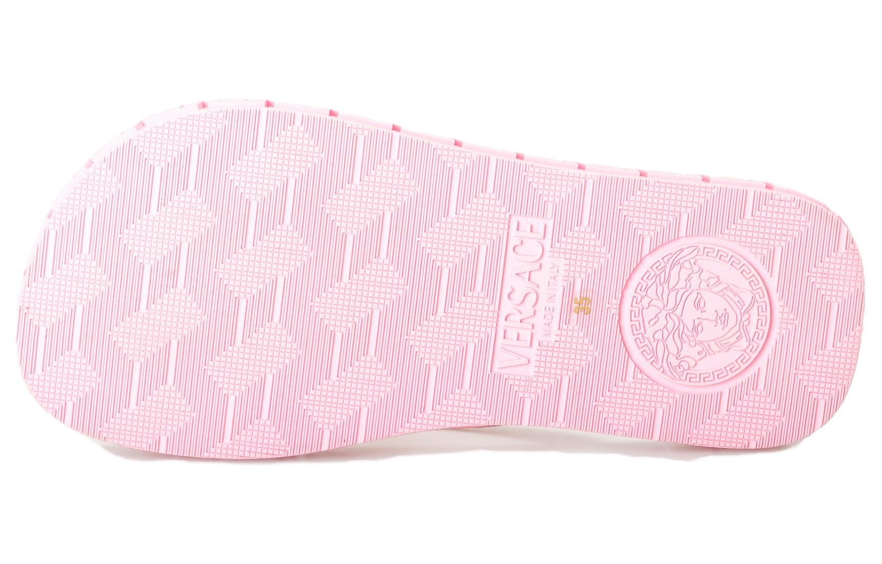 Details for (W) ヴェルサーチ グレカ サンダル (ライトピンク) 1003737-1A02753_1PB90