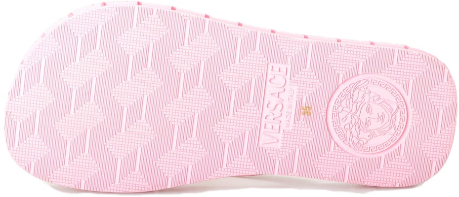 (W) ヴェルサーチ グレカ サンダル (ライトピンク) 1003737-1A02753_1PB90 Details for (W) ヴェルサーチ グレカ サンダル (ライトピンク) 1003737-1A02753_1PB90