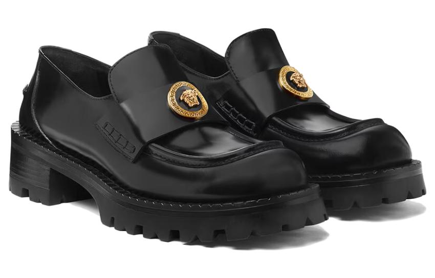 Lookbook (W) Versace Loafers T.35 'Hitam' 1012493-1A08773-1B00V