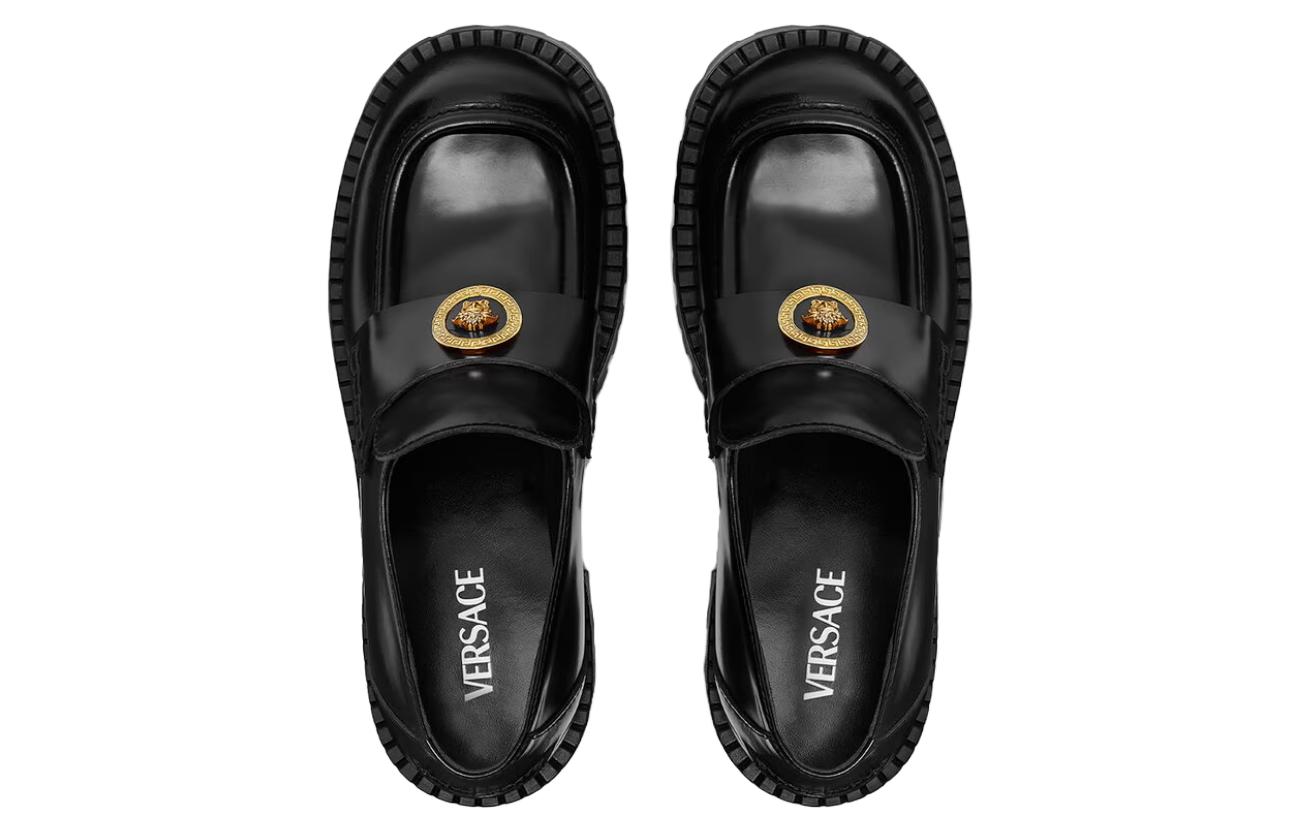 Shop (W) Versace Loafers T.35 'Hitam' 1012493-1A08773-1B00V