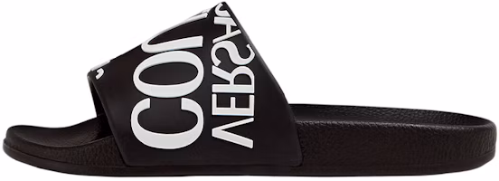 (Women) Versace Logo Slide 'Black White' 72VA3SQ1-71352-899 (Women) Versace Logo Slide 'Black White' 72VA3SQ1-71352-899