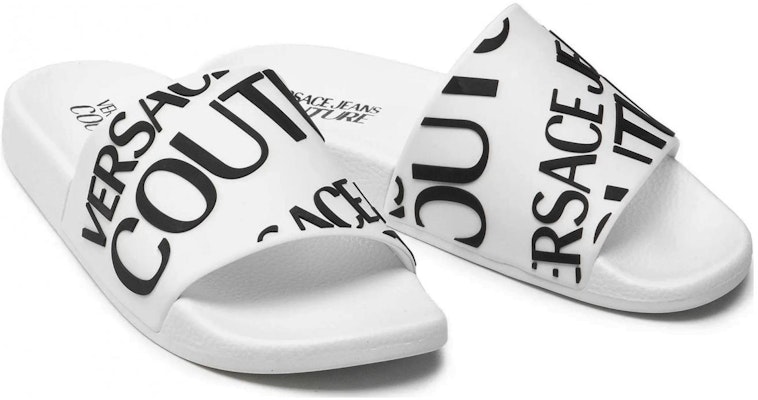 (W) Versace Logo Slide 'Putih Hitam' 72VA3SQ1-71352-003 Shop (W) Versace Logo Slide 'Putih Hitam' 72VA3SQ1-71352-003