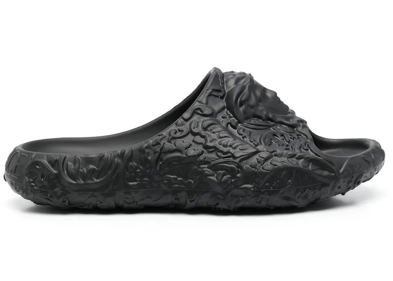 Buy (W) Versace Medusa Dimension Slide 'Hitam' 1005760-1A03446-1B000