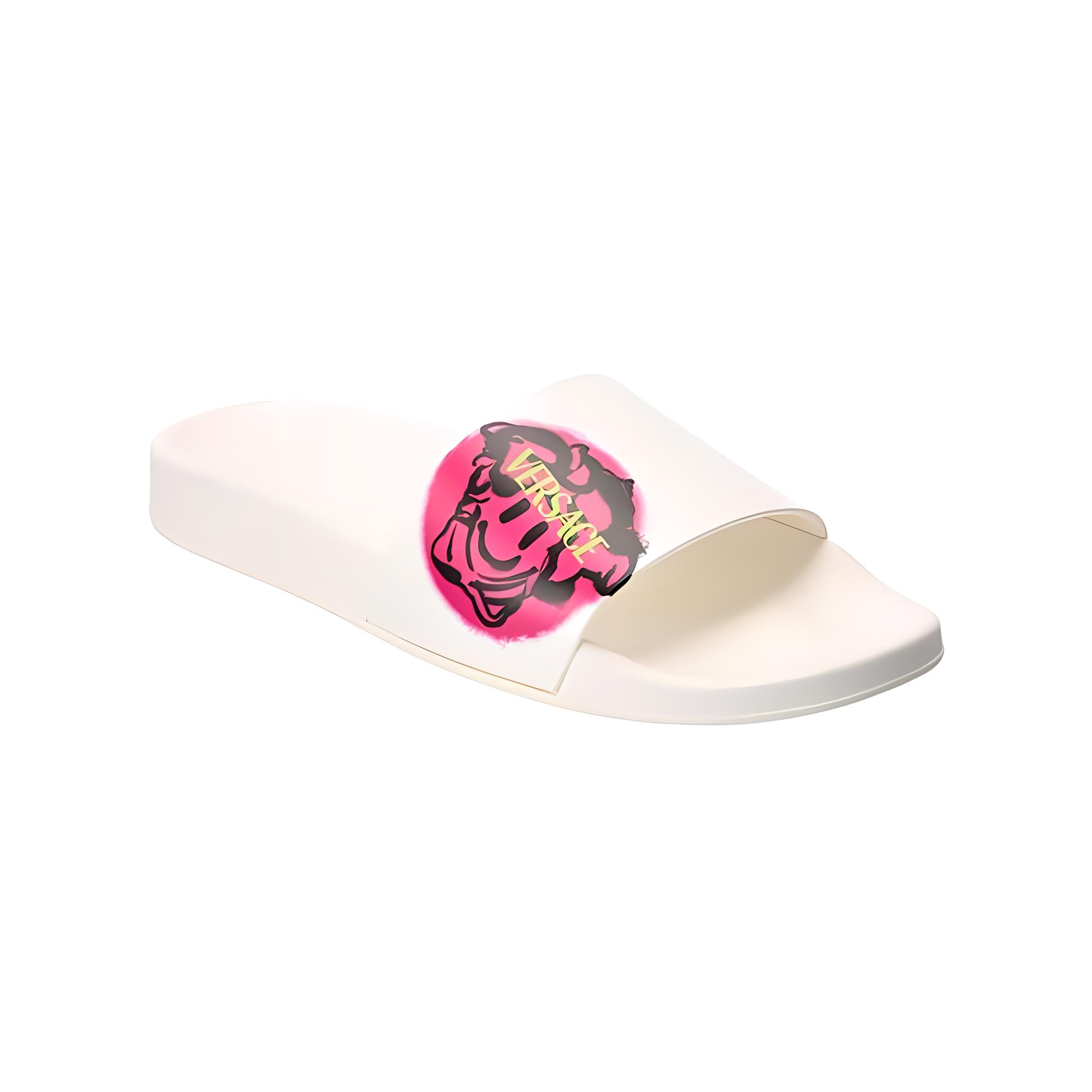 (W)  Versace Medusa Smile Slide 'White' 圖 3