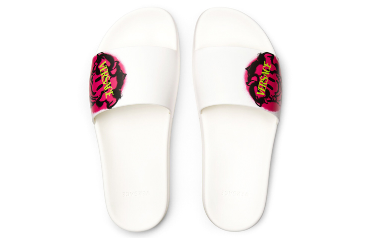 (W)  Versace Medusa Smile Slide 'White' 圖 4