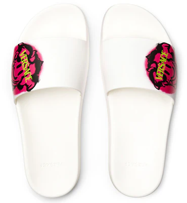 (W) 范思哲美杜莎微笑拖鞋 '白色' DSR609CN-1A02005-2W090 Shop (W) 范思哲美杜莎微笑拖鞋 '白色' DSR609CN-1A02005-2W090