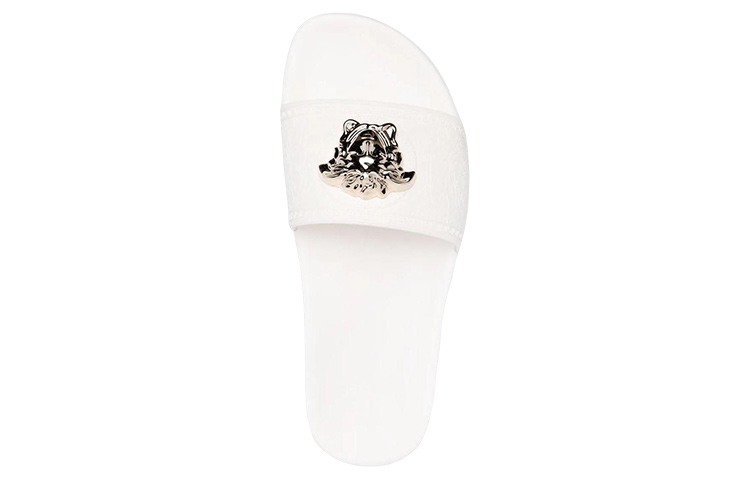 (W)  Versace Palazzo Pool Slides 'White Silver' 圖 3