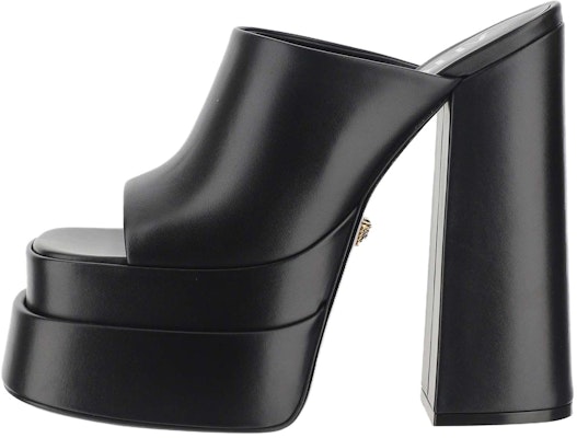 (Women) Versace Platform Mule T.155 Vitellino 'Black' 1003320-DVT2P-1B00V Buy (Women) Versace Platform Mule T.155 Vitellino 'Black' 1003320-DVT2P-1B00V