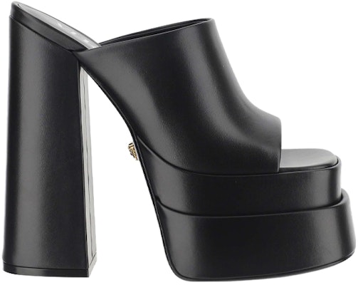 (Women) Versace Platform Mule T.155 Vitellino 'Black' 1003320-DVT2P-1B00V Order (Women) Versace Platform Mule T.155 Vitellino 'Black' 1003320-DVT2P-1B00V