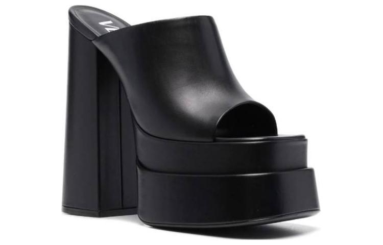 Lookbook (W) Versace Plateau-Pantolette T.155 Vitellino ''Schwarz'' 1003320-DVT2P-1B00V