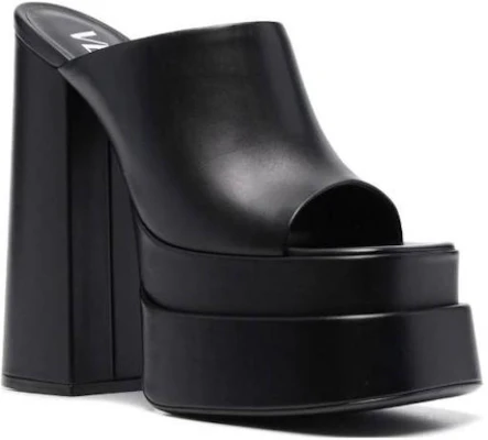 (W) Versace Plateau-Pantolette T.155 Vitellino ''Schwarz'' 1003320-DVT2P-1B00V Lookbook (W) Versace Plateau-Pantolette T.155 Vitellino ''Schwarz'' 1003320-DVT2P-1B00V