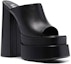 Lookbook (W) Versace Platform Mule T.155 Vitellino 'Hitam' 1003320-DVT2P-1B00V