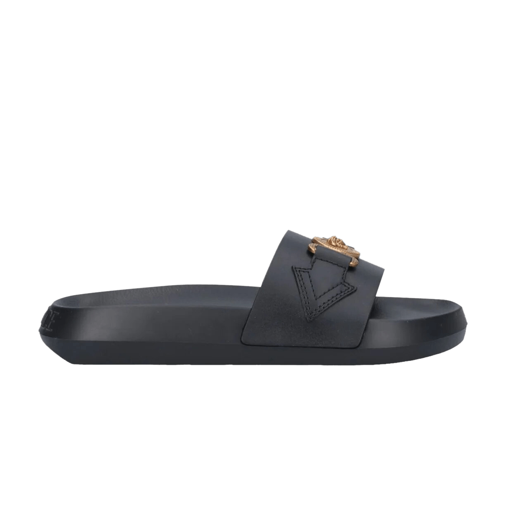 Buy (W) Versace Sandalias 'Negro Oro Paladio' 1011304-DV46G-1B00V