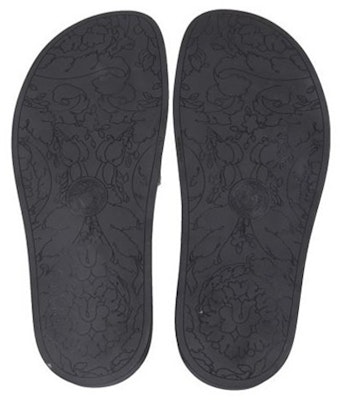 (W) 范思哲拖鞋 'La Greca链条印花 - 黑色' 1004191-1A02745-5B000 Purchase (W) 范思哲拖鞋 'La Greca链条印花 - 黑色' 1004191-1A02745-5B000