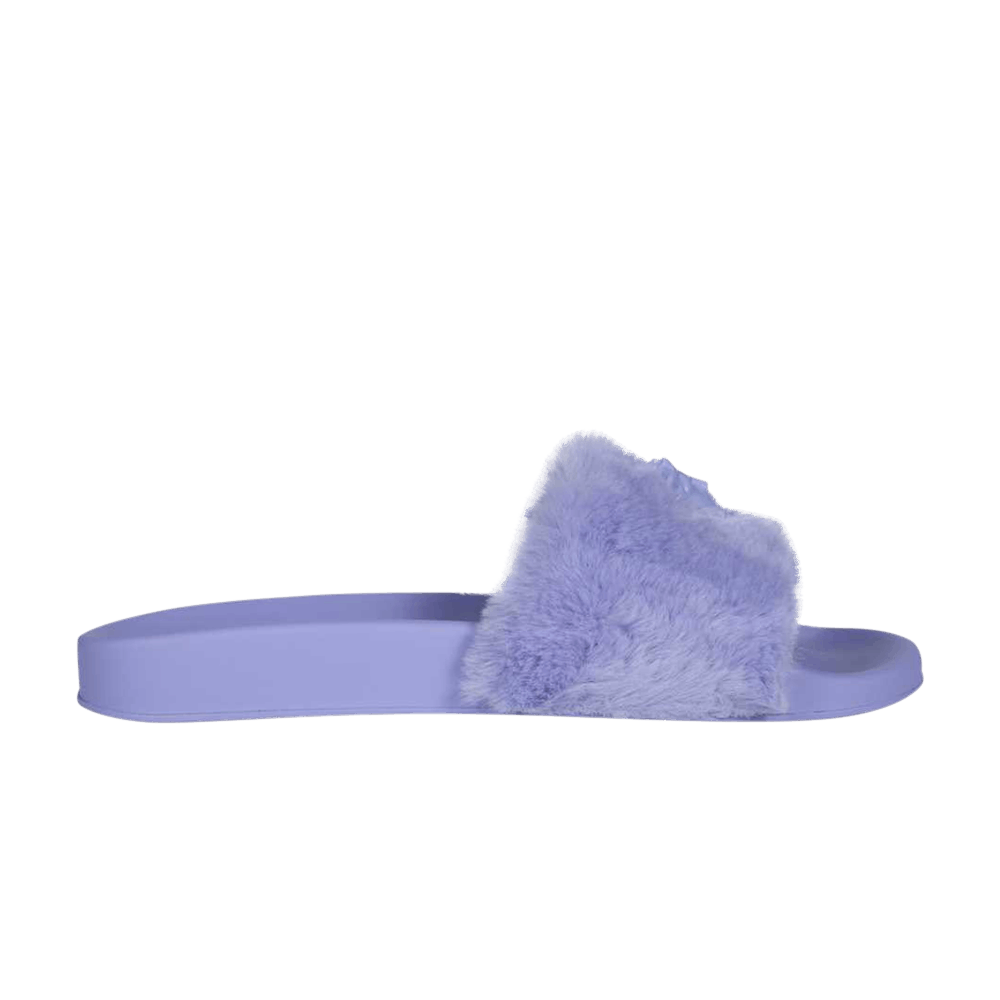 (W)  Versace Slide 'Medusa Fur - Purple'