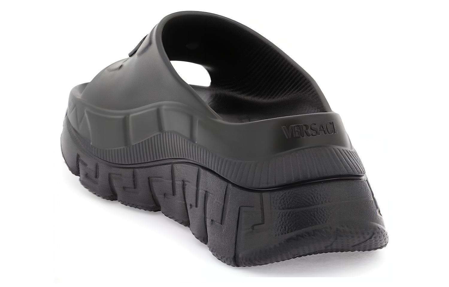 Shop (W) Versace Slide Kain 'Hitam' 1011314-1A08202-1B090