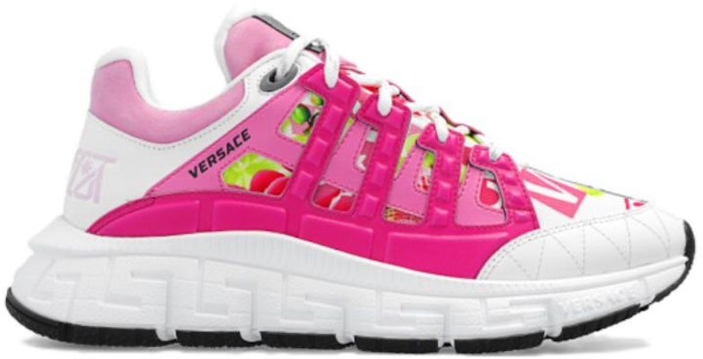 (Women)  Versace Trigreca 'Logo Orchid Print'  1004182-1A06552-6W860 Order (Women)  Versace Trigreca 'Logo Orchid Print'  1004182-1A06552-6W860
