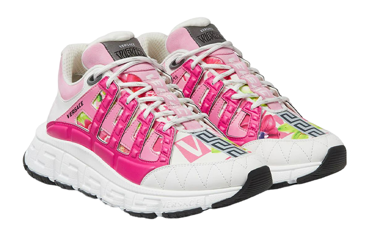 Lookbook (W) ヴェルサーチェ トリグレカ ロゴ蘭プリント 1004182-1A06552-6W860