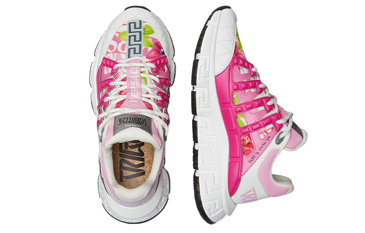 Purchase (W) ヴェルサーチェ トリグレカ ロゴ蘭プリント 1004182-1A06552-6W860