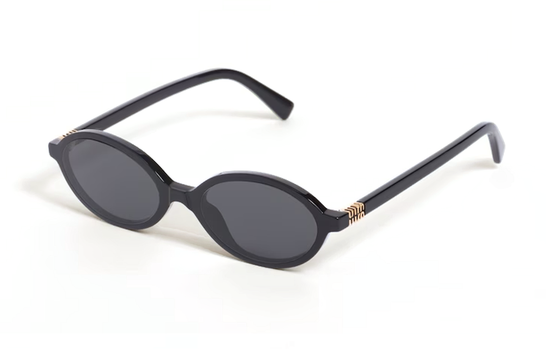 Order (W) [Kacamata Resep] MIU MIU Kacamata Bentuk Tidak Biasa Wanita - Hitam SMU04ZE1ABF05S0CA050