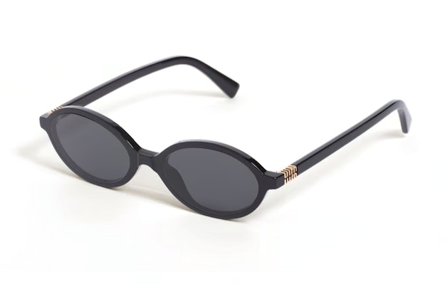 (W) 【含处方】MIU MIU 女士不规则形状太阳镜 - 黑色 SMU04ZE1ABF05S0CA050 Order (W) 【含处方】MIU MIU 女士不规则形状太阳镜 - 黑色 SMU04ZE1ABF05S0CA050