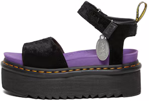 (Women) X-Girl x Dr. Martens Strap Platform Sandal 'Black Velvet' 27165001 (Women) X-Girl x Dr. Martens Strap Platform Sandal 'Black Velvet' 27165001