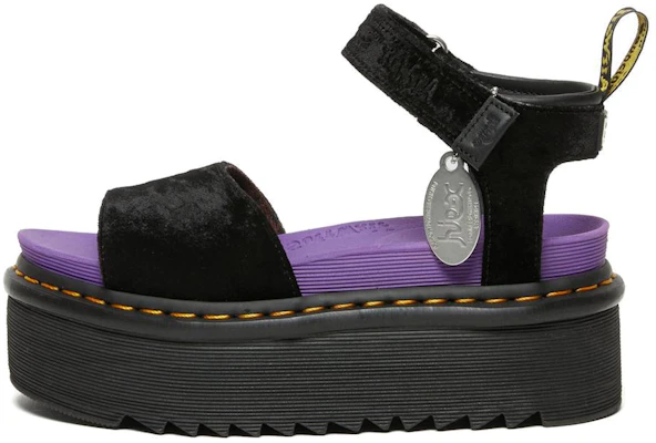 (W) X-Girl x Dr. Martens Strap Platform Sandal ''Zwart Fluweel'' 27165001 Buy (W) X-Girl x Dr. Martens Strap Platform Sandal ''Zwart Fluweel'' 27165001