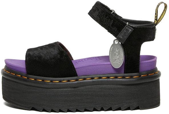 (Women) X-Girl x Dr. Martens Strap Platform Sandal 'Black Velvet' 27165001 Buy (Women) X-Girl x Dr. Martens Strap Platform Sandal 'Black Velvet' 27165001
