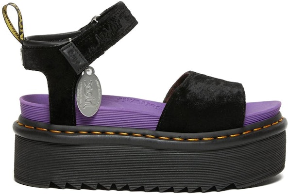 (Women) X-Girl x Dr. Martens Strap Platform Sandal 'Black Velvet' 27165001 Order (Women) X-Girl x Dr. Martens Strap Platform Sandal 'Black Velvet' 27165001