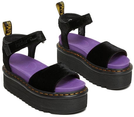 (Women) X-Girl x Dr. Martens Strap Platform Sandal 'Black Velvet' 27165001 Shop (Women) X-Girl x Dr. Martens Strap Platform Sandal 'Black Velvet' 27165001