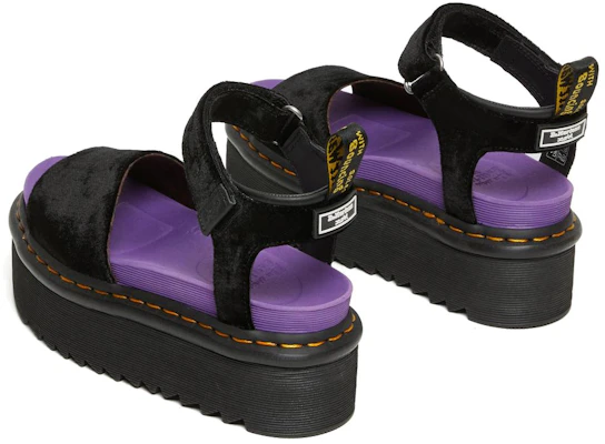 (W) X-Girl x Dr. Martens Strap Platform Sandal ''Zwart Fluweel'' 27165001 Purchase (W) X-Girl x Dr. Martens Strap Platform Sandal ''Zwart Fluweel'' 27165001