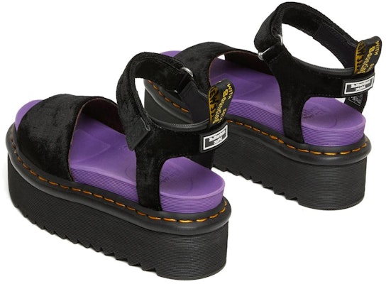 (W) Sandal Platform X-Girl x Dr. Martens 'Black Velvet' 27165001 Purchase (W) Sandal Platform X-Girl x Dr. Martens 'Black Velvet' 27165001