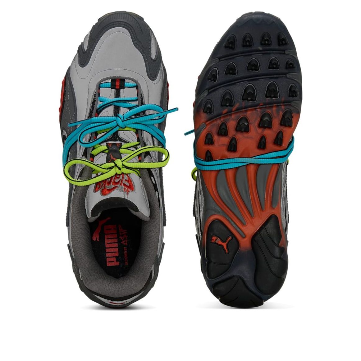 Shop (Women) A$AP Rocky x Puma Inhale 'Reflective Silver' 405474-01