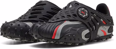 Details for (Women) A$AP Rocky Mostro Gabbia Leather 'Black Silver' 405299-01