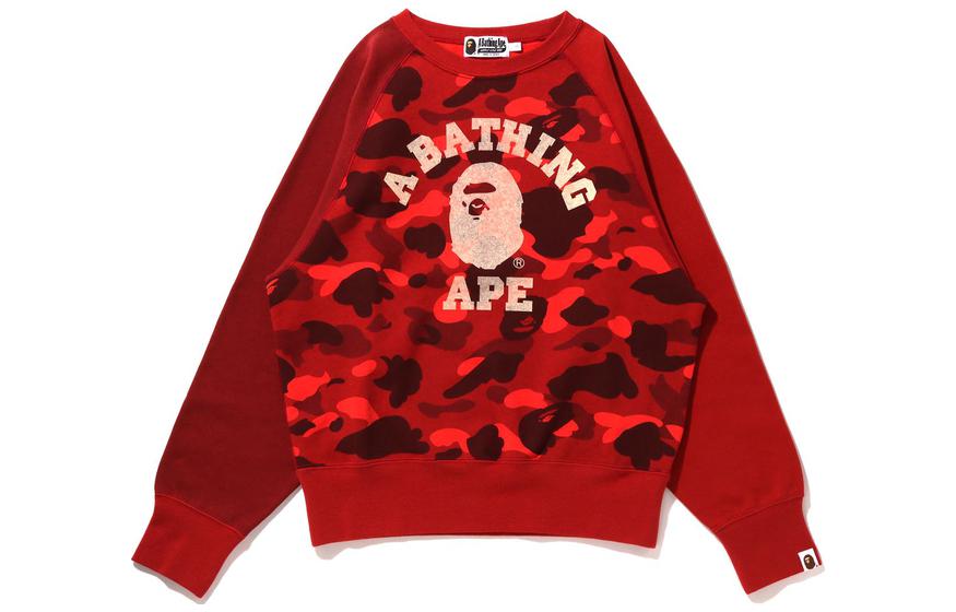 (Women) A BATHING APE BAPE Ape Head Logo Camo Sweatshirt . 0ZXSWW213007J 圖 2
