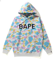 (Women) A BATHING APE Bape Camo Letter Print Hoodie Full Over Patterned 0ZXSWW214505G (Women) A BATHING APE Bape Camo Letter Print Hoodie Full Over Patterned 0ZXSWW214505G