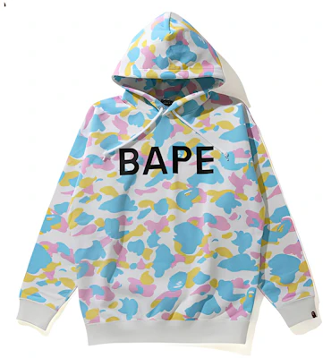 (W) A BATHING APE Bape迷彩字母印花連帽衫 全圖案設計 0ZXSWW214505G Buy (W) A BATHING APE Bape迷彩字母印花連帽衫 全圖案設計 0ZXSWW214505G