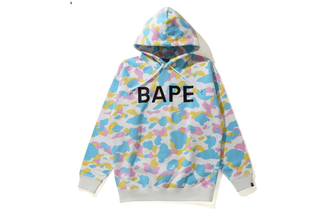 Order (W) A BATHING APE Bape迷彩字母印花連帽衫 全圖案設計 0ZXSWW214505G