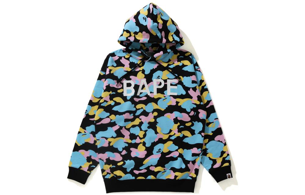 Lookbook (W) A BATHING APE Bape迷彩字母印花連帽衫 全圖案設計 0ZXSWW214505G