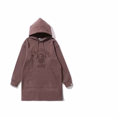 (Women) A BATHING APE BAPE College Hoodie Ape Head Logo Graphic Crewneck. 1H80-235-503