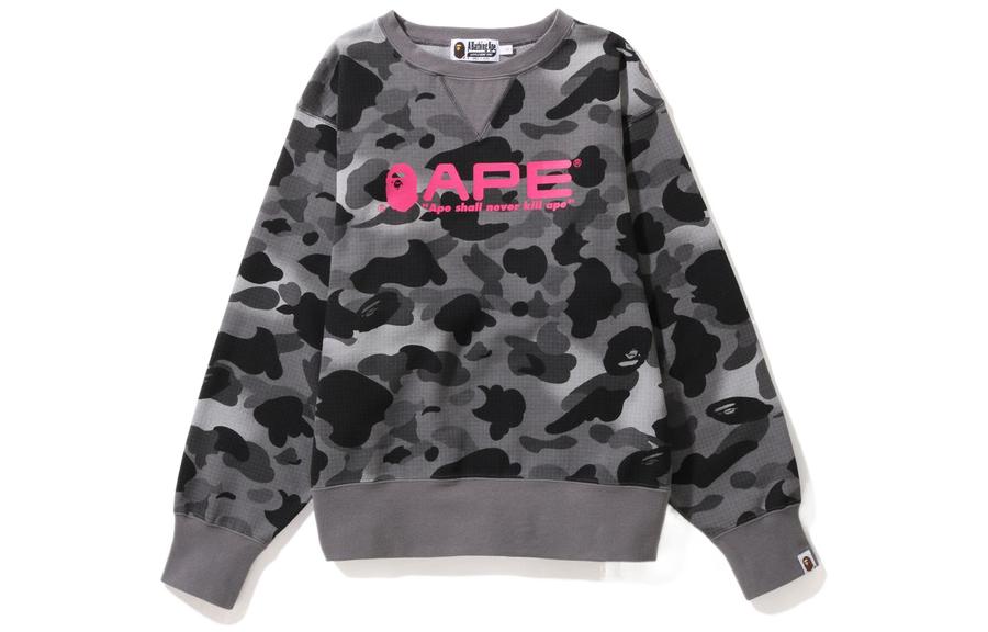 (Women) A BATHING APE BAPE Color Block Ape Head Grid Camo Hoodie . 0ZXSWW213006J 圖 3