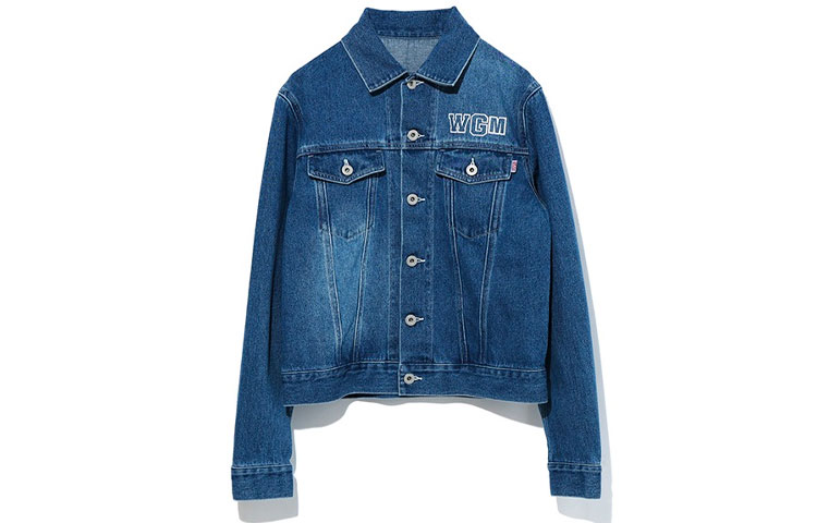 (Women) A BATHING APE Bape Letter Print Denim Jacket Long Sleeve Women’s Blue. 0ZXJKW120240E 圖 3