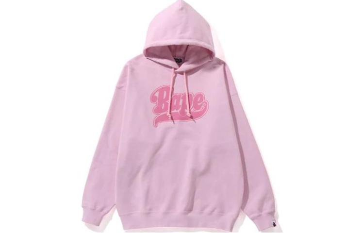 (Women) A BATHING APE BAPE Letter Print Pullover Hoodie . 1I30-214-001 圖 4