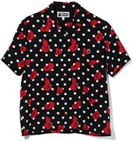 (Women) A BATHING APE Bape Polka Dot Button-Up Shirt Style. 1H30-231-501 (Women) A BATHING APE Bape Polka Dot Button-Up Shirt Style. 1H30-231-501
