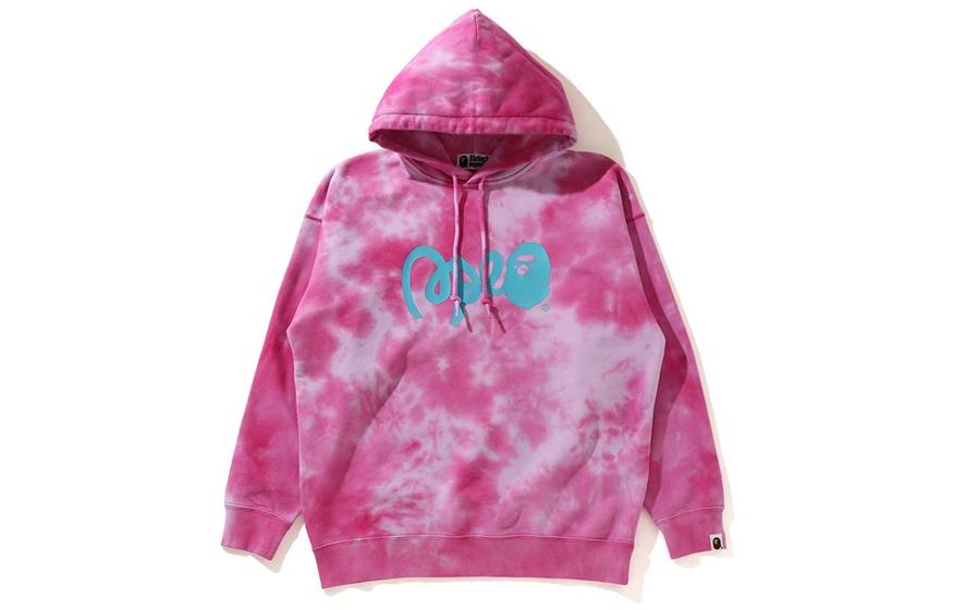 (Women) A BATHING APE BAPE SS22 Tie-Dye Alphabet Print Hoodie (). 0ZXSWW214506G 圖 3