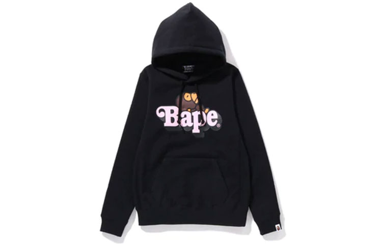 (Women) A BATHING APE BAPE Women’s Crewneck Sweatshirt Flat Ape Letter Print. 2I30-214-006 圖 2