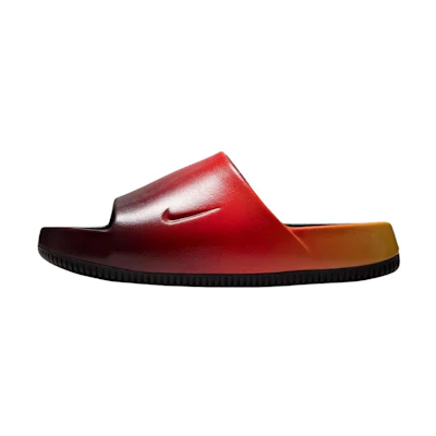 (W) A'ja Wilson Nike Calm Slide 'Rush Red Electric Yellow'