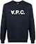 Buy (W) A.P.C. Blue Logo Crewneck Pullover Sweatshirt COECQF27644-IAK