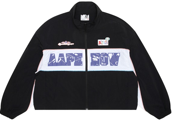 (W) AAPE 에이프 페이스 배지 집업 자켓. AAPLJW7647XXM Buy (W) AAPE 에이프 페이스 배지 집업 자켓. AAPLJW7647XXM